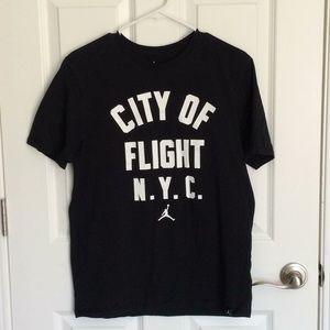 Men’s Jordan size Medium black t-shirt.